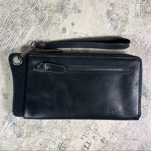 Belle & Bloom Penelope Leather Wallet - Black - Picture 1 of 12